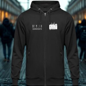 Berlin Darknights Festivalhoodie mit Zipper - unisex